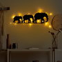 Wallity Elephant 070 Escultura de Pared con LED